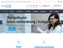 Tablet Screenshot of profit-us.com